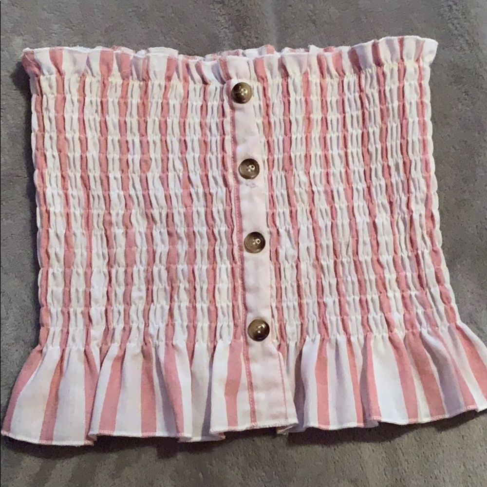 Striped crop top